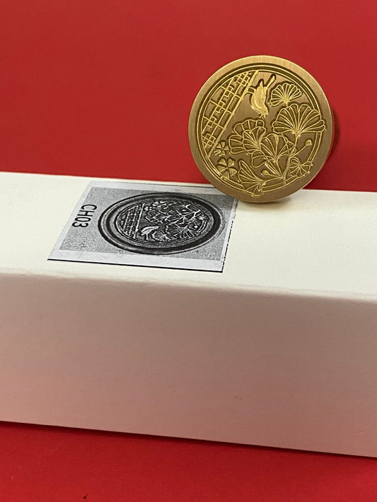Wax Seal Stamp – FLORAL- Design no. -186