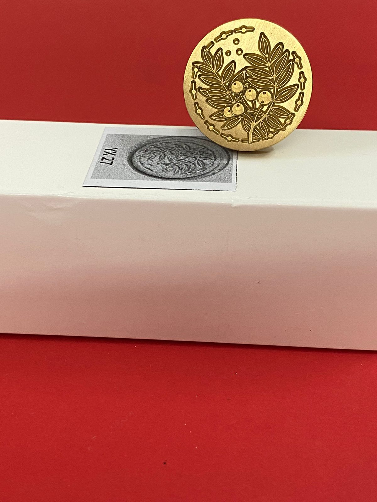 Wax Seal Stamp – LEAF- Design no. -203