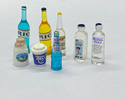 Bottle Miniature- 8 pieces , Design – 381