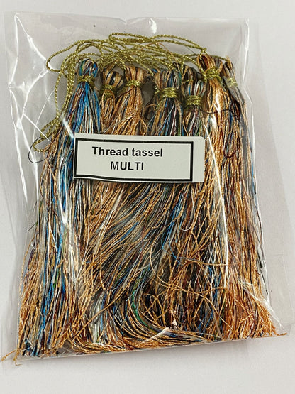 Thread Tassels – 10 Pieces – Multicolor