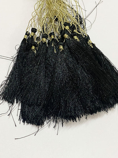 Thread Tassels – 10 Pieces – Black