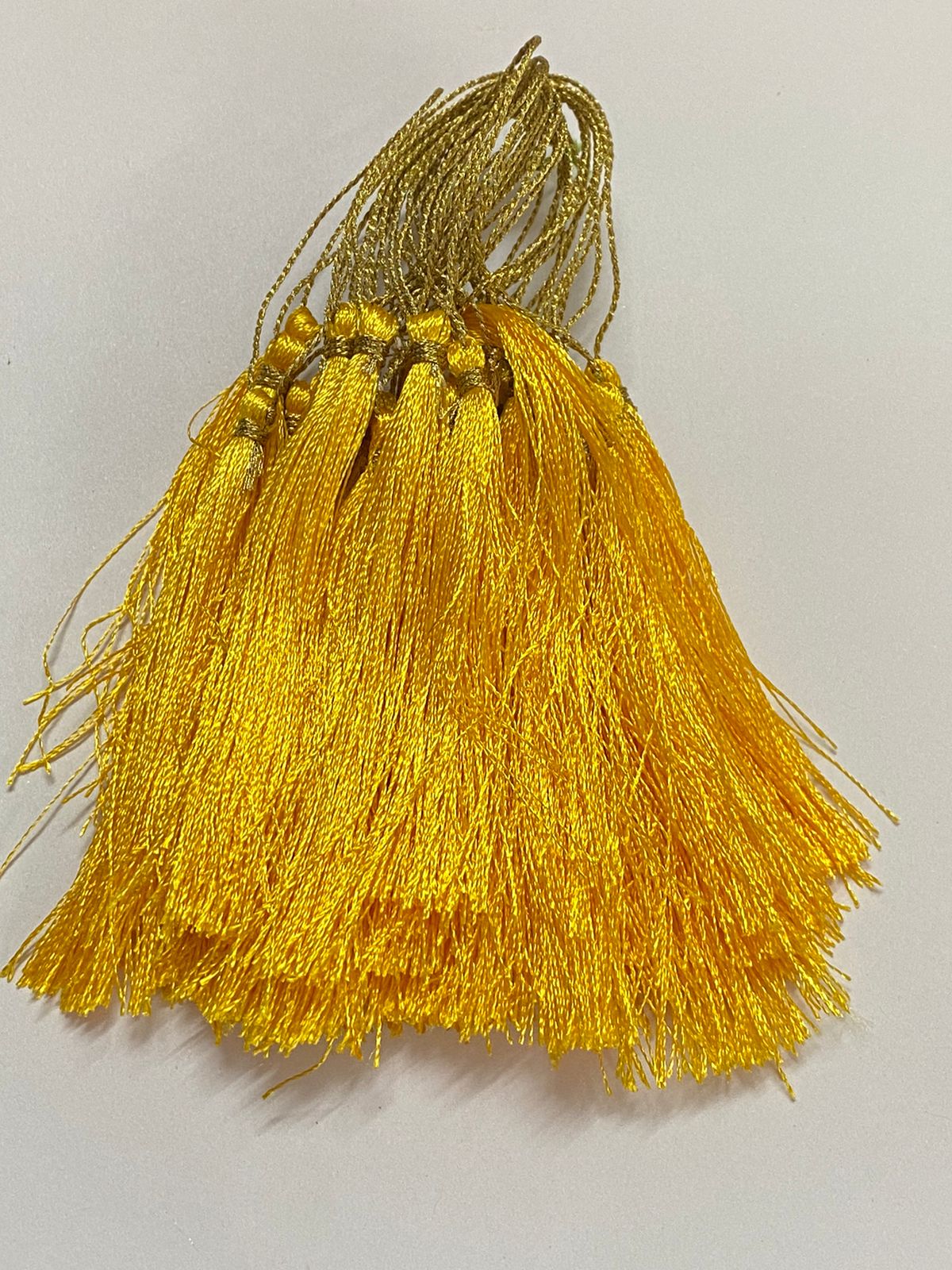 Thread Tassels – 10 Pieces – Yellow