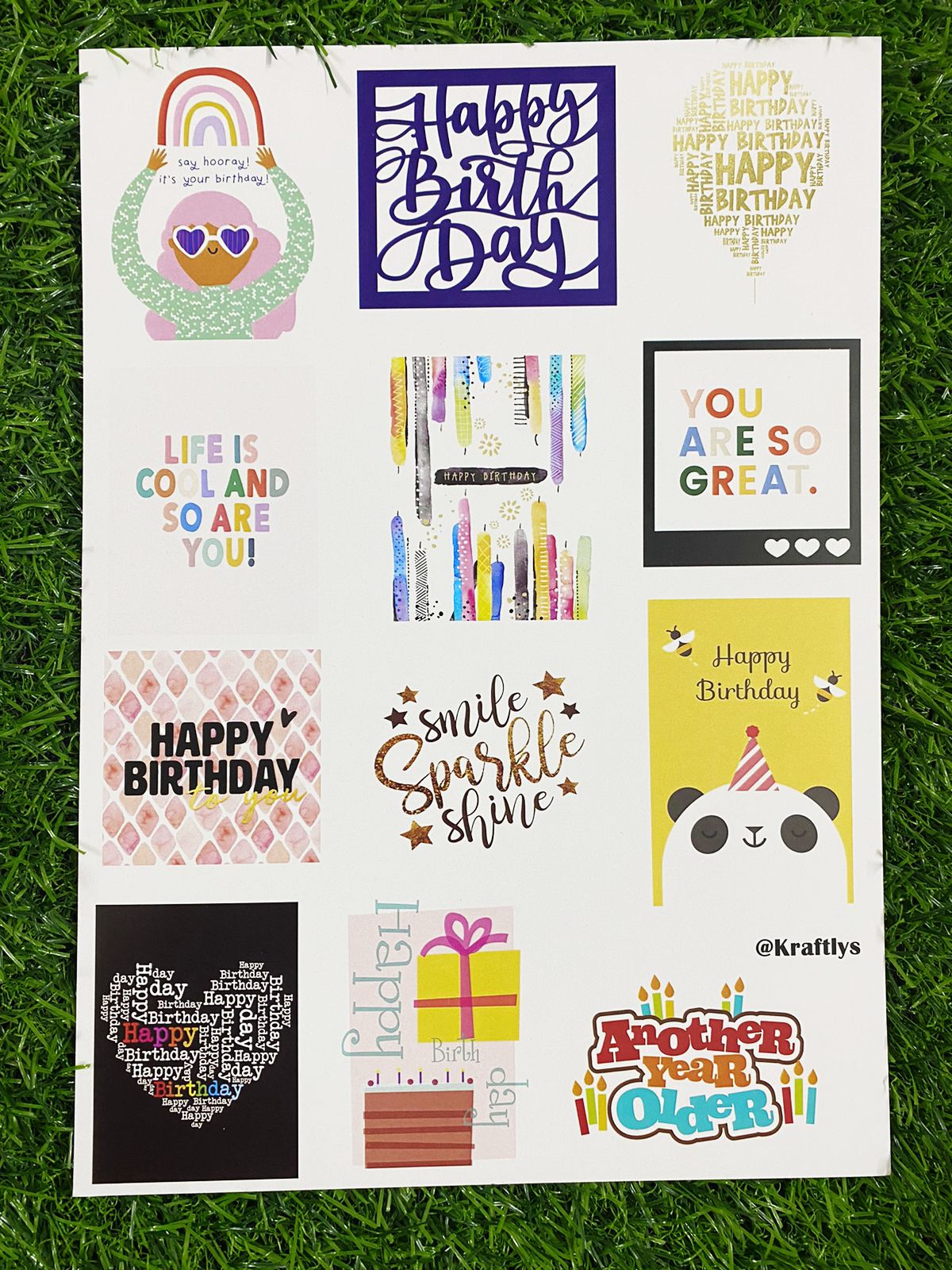 Tag Sheet – A4 Size- 10 sheets