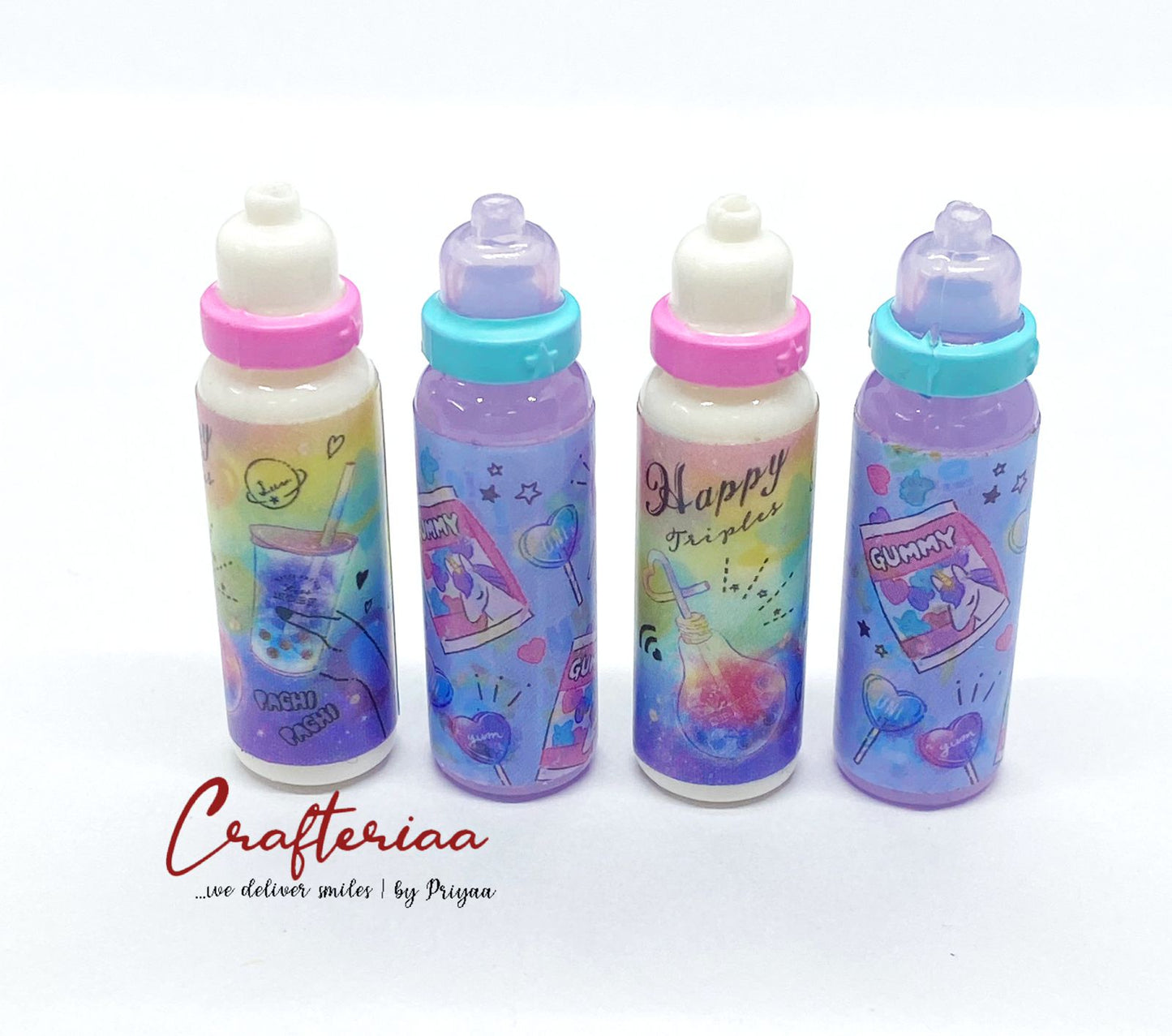 Bottles Miniature – 4 pieces , Design 428