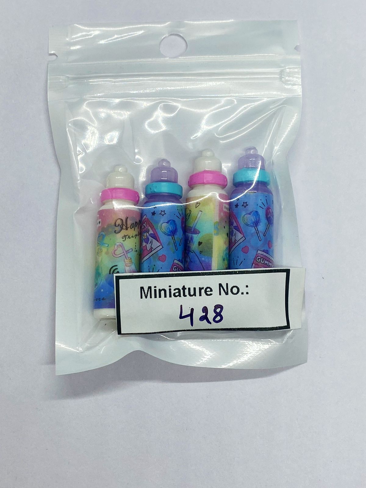 Bottles Miniature – 4 pieces , Design 428