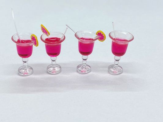 Drinks Miniature, 4 pieces, Design 437