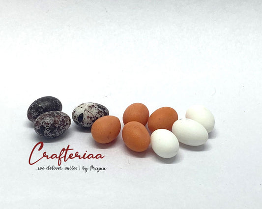Eggs Miniature, 10 pieces, Design 452