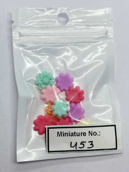 Flower Miniature, 10 pieces, Design 453