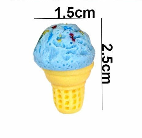 Ice Cream Cones Miniature, 10 pieces, Design 454