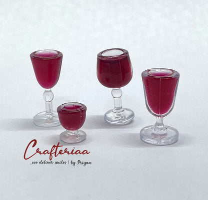 Drinks Miniature, 4 pieces, Design 482