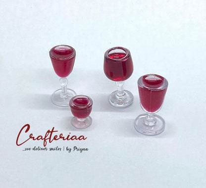 Drinks Miniature, 4 pieces, Design 482