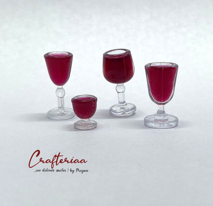 Drinks Miniature, 4 pieces, Design 482