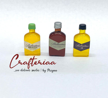 Bottles Miniature, 3 pieces, Design 492