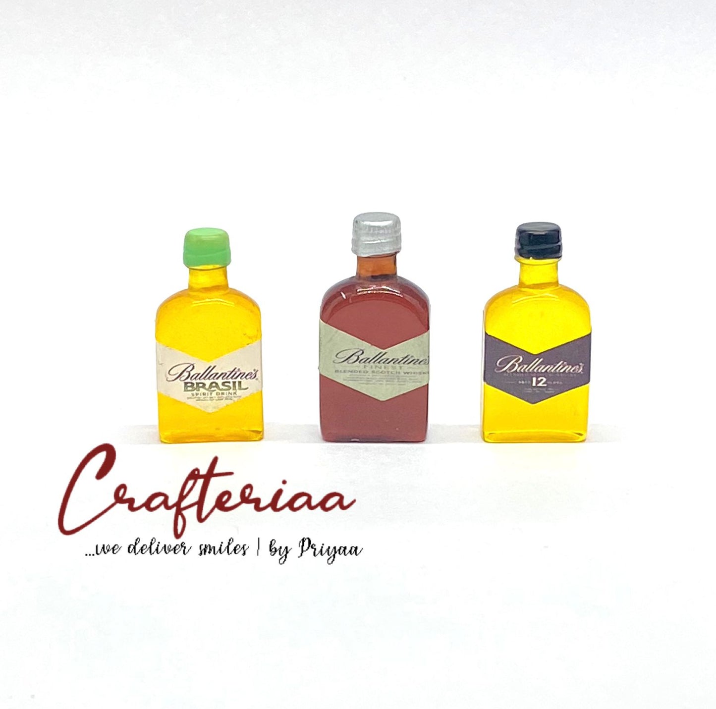 Bottles Miniature, 3 pieces, Design 492