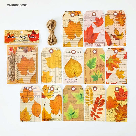 RETRO OLD LABLE – CPJ364 – Fallen Leaf Notes