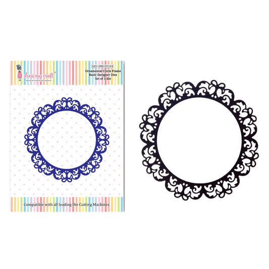 Ornamental Circle Frame – Basic Designer Dies