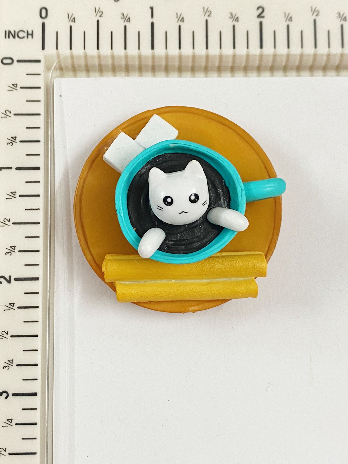 Cat And Cup Miniature Design – 235