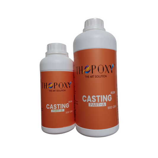 Thepoxy 3:1 Casting Resin – 1.2 KG – FREE PIGMENT + FREE SHIPPING