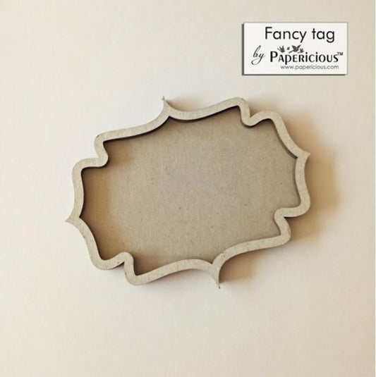Fancy Tag – Papericious – Ready To USe-3D Shaker Chippis