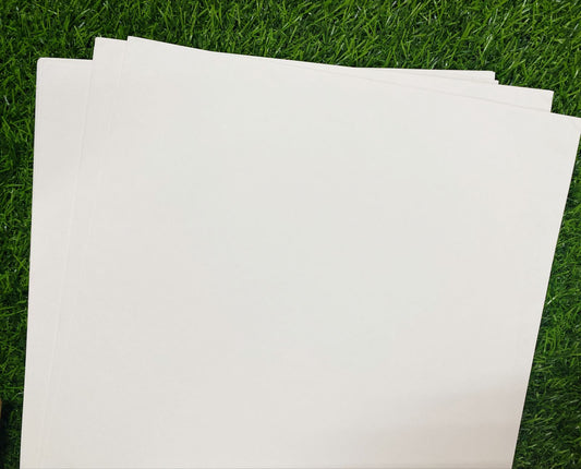 White Cardstock- 250 GSM- 12x 12 -10 sheets