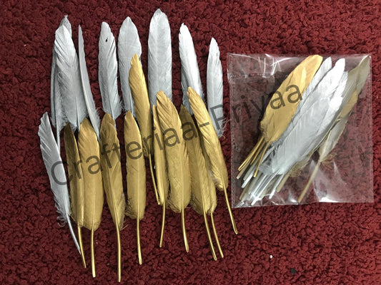 Feathers- 10 Gold +10 Silver Color