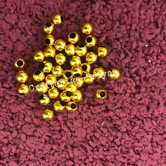 Beads- Gold Color- 500 gms