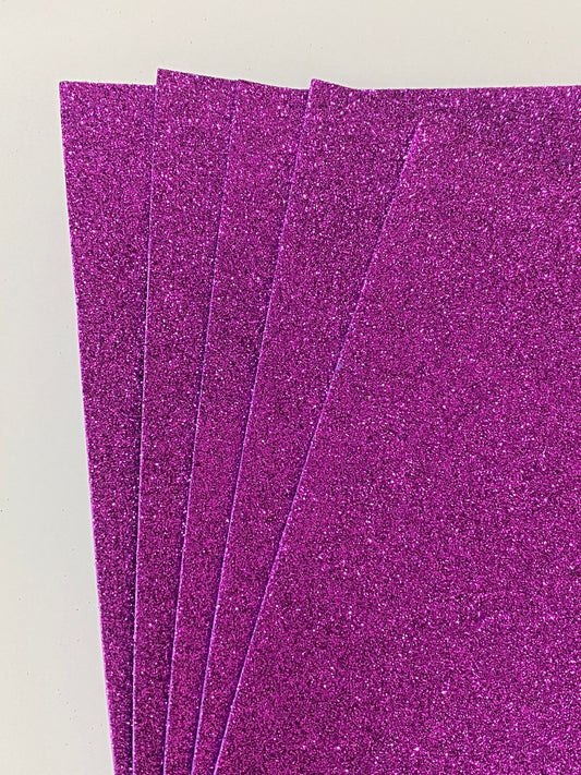 Glitter Foam Sheet- Pink