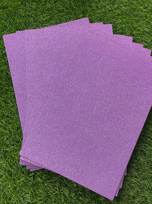 Glitter Foam Sheet- LIGHT Purple