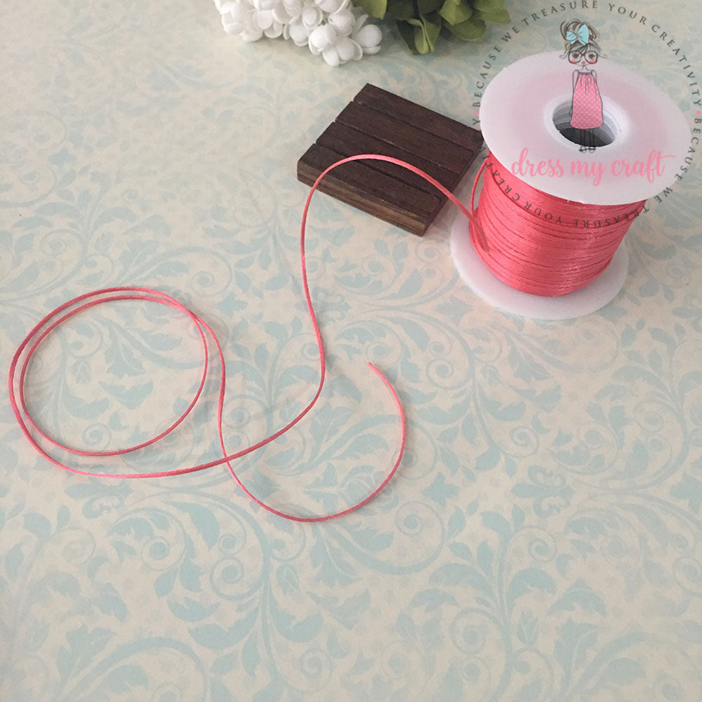 Satin Ribbon Twine – Red