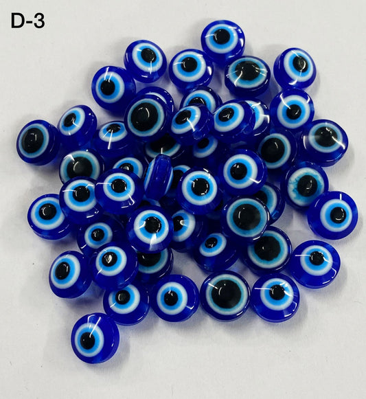 Evil Eye Beads- 50 pieces – Design 3