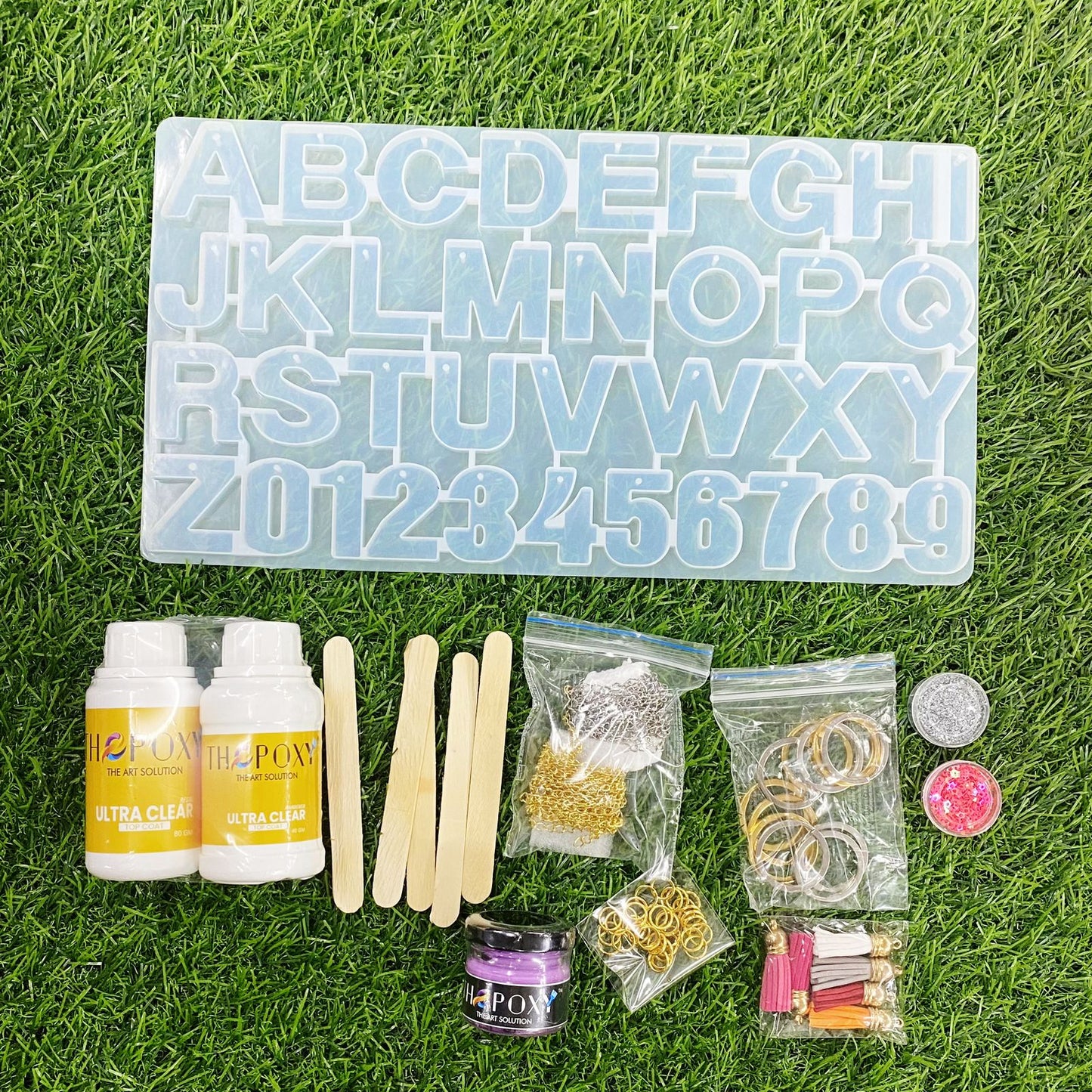 Resin Alphabet Kit – No.1 FREE SHIPPING