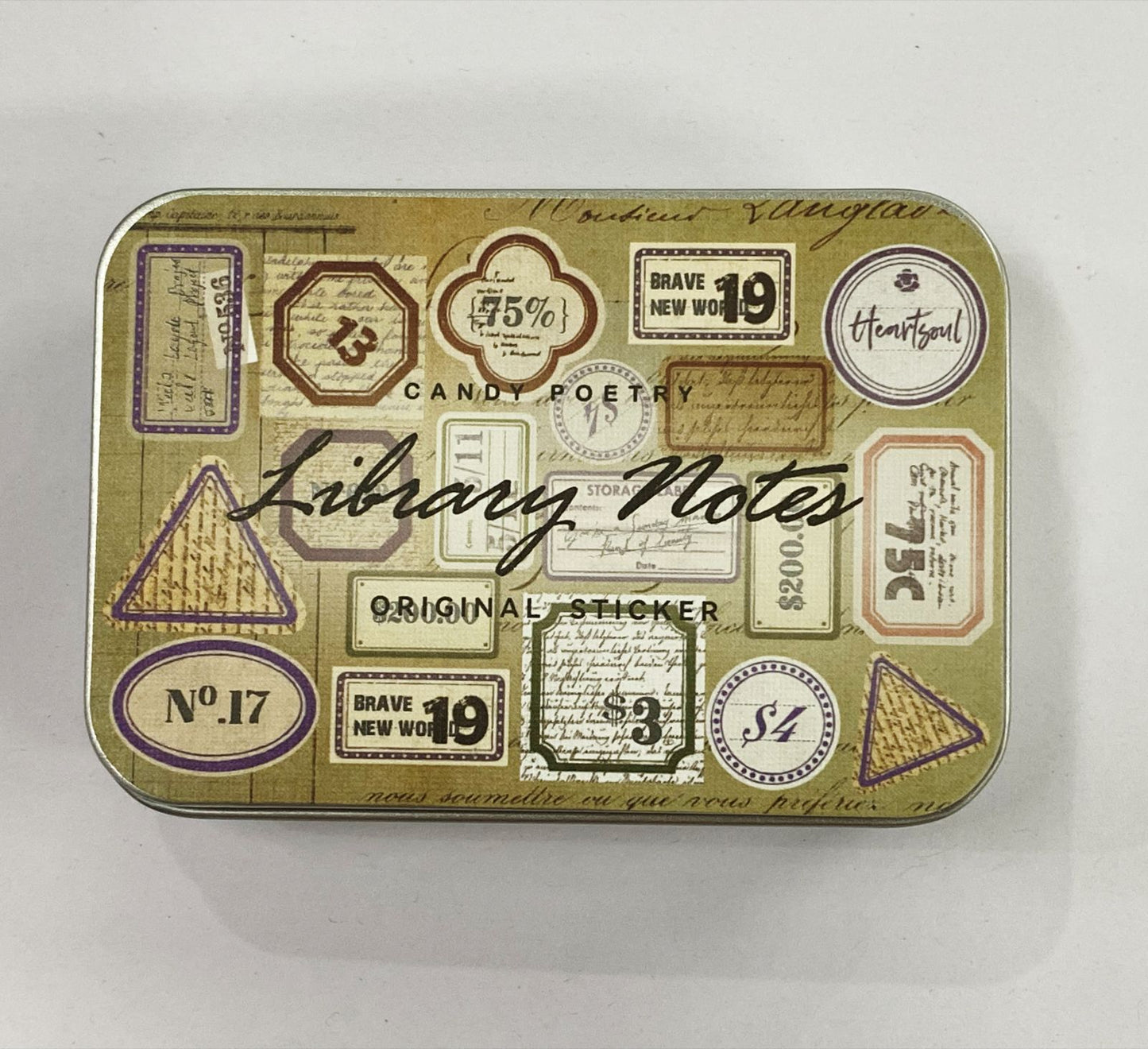 Vintage Stickers Tin Box Combo – 6 boxes