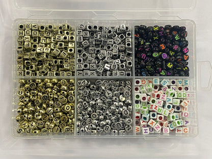 Alphabet Beads Combo 4 + Free Storage Box