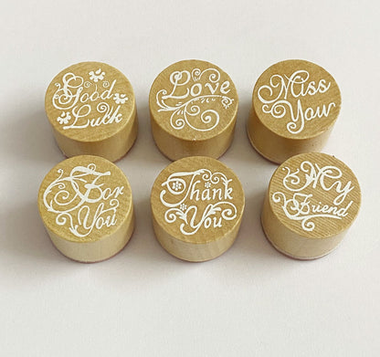 Wooden Quotes stamp -ZM904