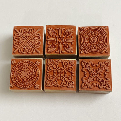 Wooden Mandala stamp – design -62