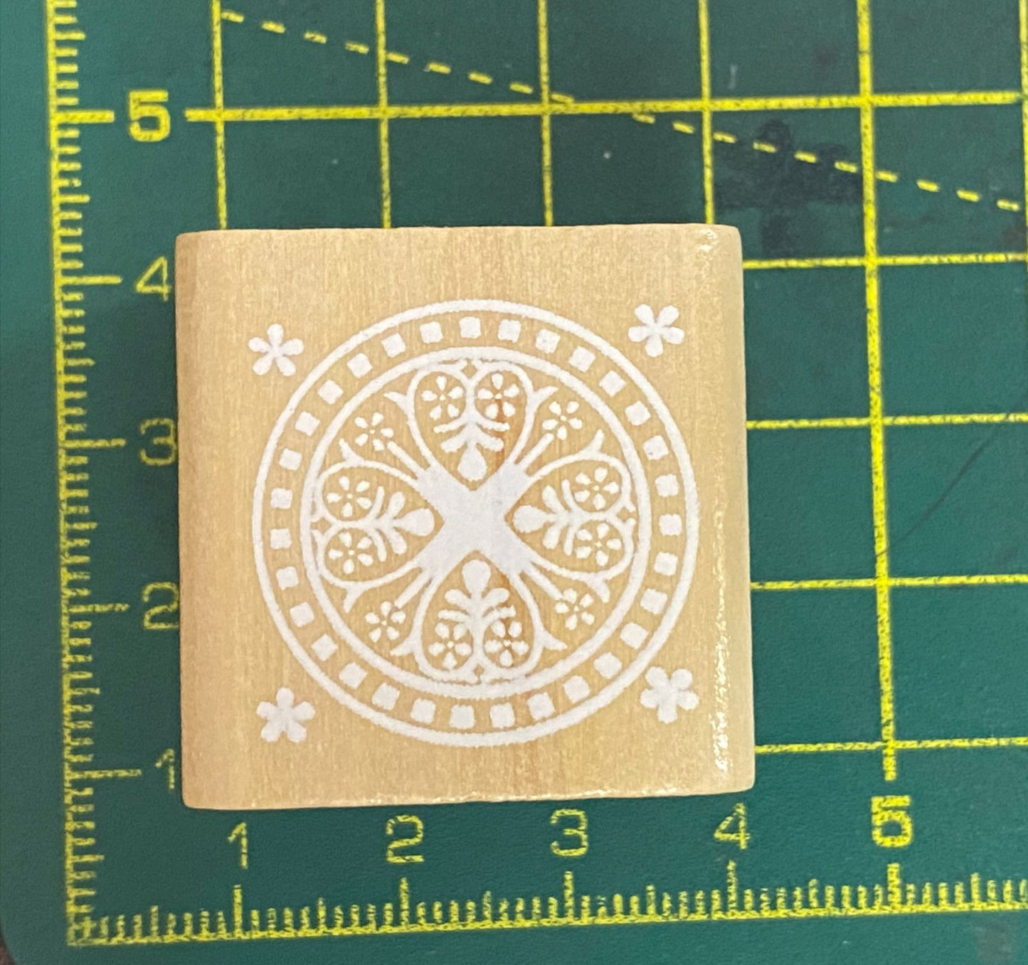 Wooden Mandala stamp – design -62