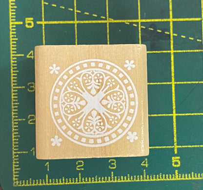 Wooden Mandala stamp – design -62