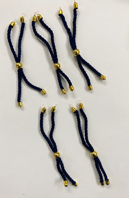 Rakhi Bracelet – 5 pieces, BL- 10, Navy Blue