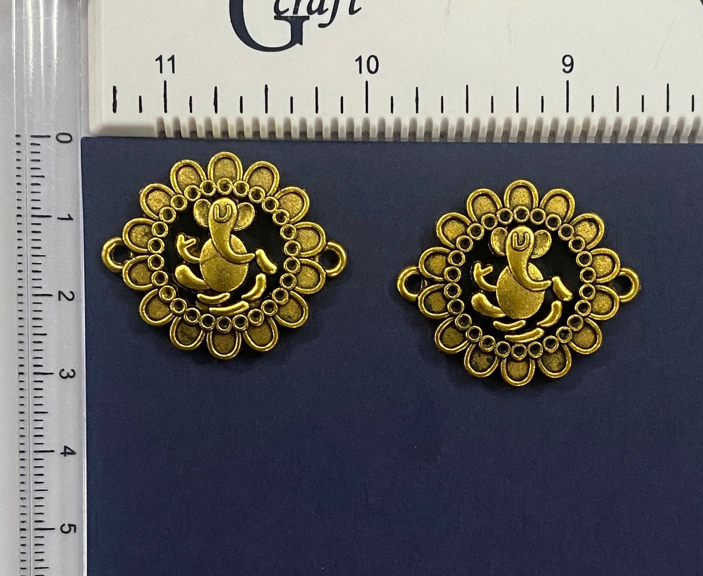 Rakhi Ganesh Ji Charm – 2 pieces – Design 14