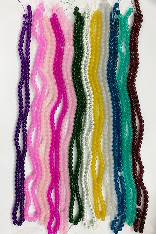 Glass Beads Set – 12 shades