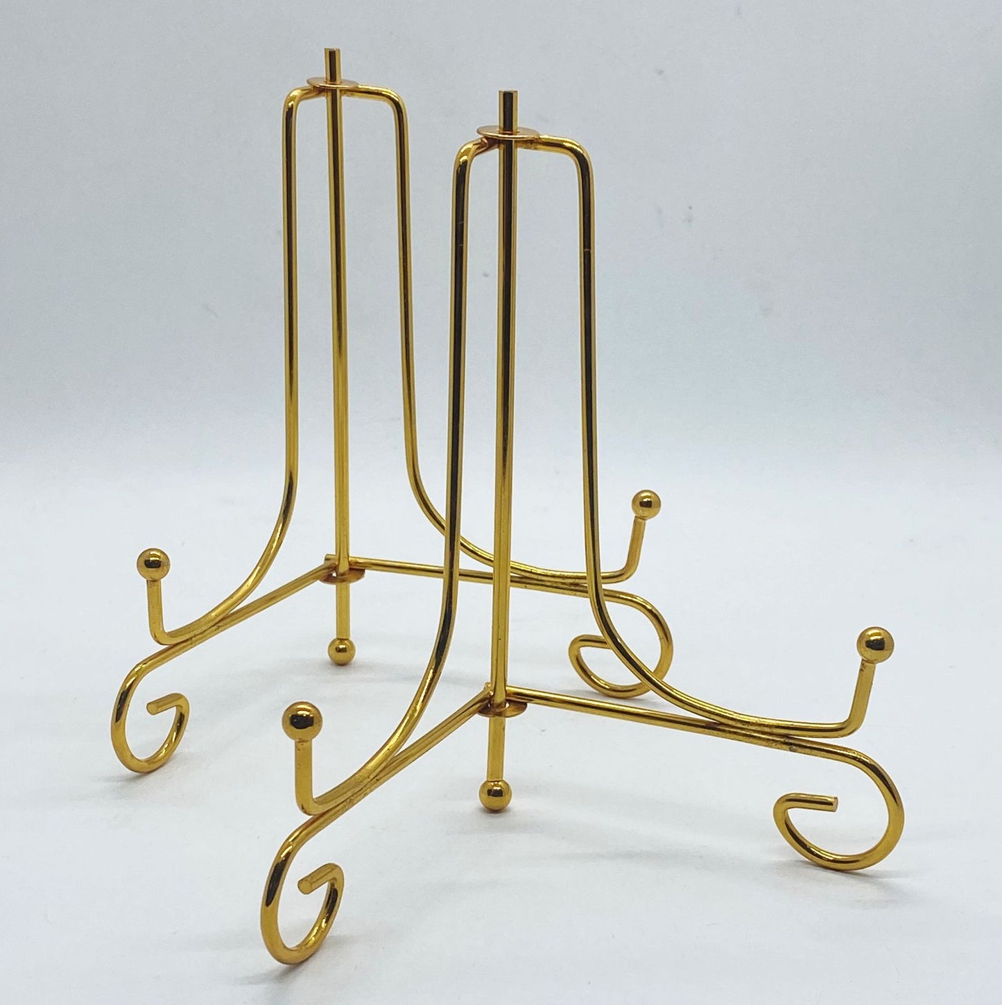 Metal Stand Foldable- 6 inch – 2 pieces- Gold