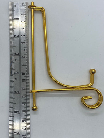 Metal Stand Foldable- 6 inch – 2 pieces- Gold