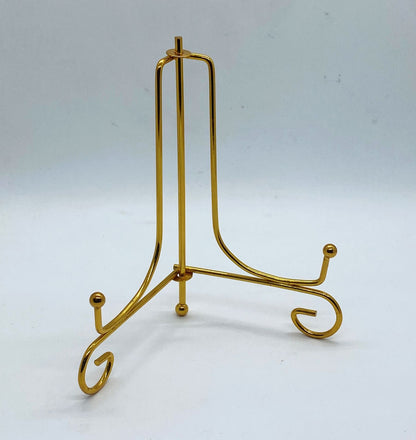 Metal Stand Foldable- 6 inch – 2 pieces- Gold