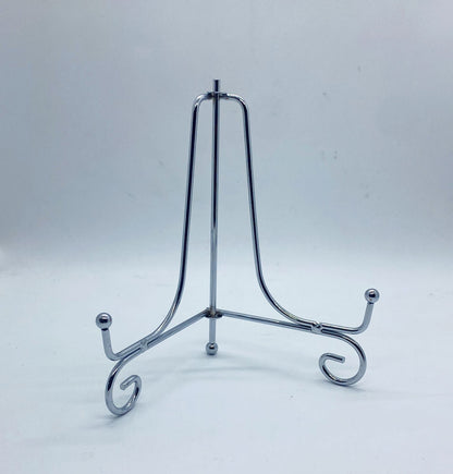 Metal Stand Foldable- 6 inch – 2 pieces- Silver