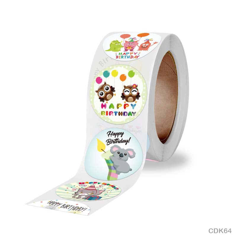 Thank you Sticker – 500 pieces each roll – CDk64