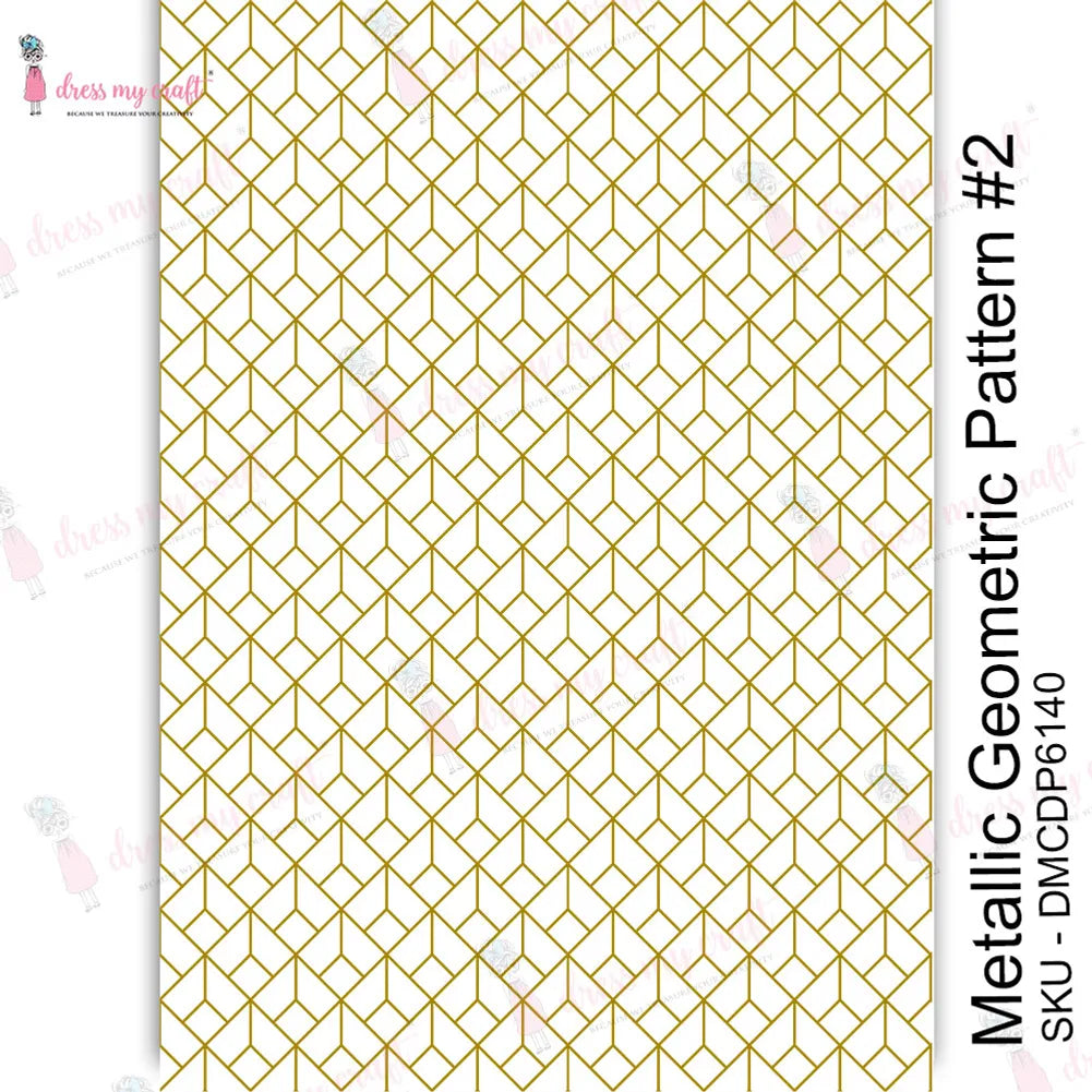 Metallic Geometric pattern #2 – Transfer Me