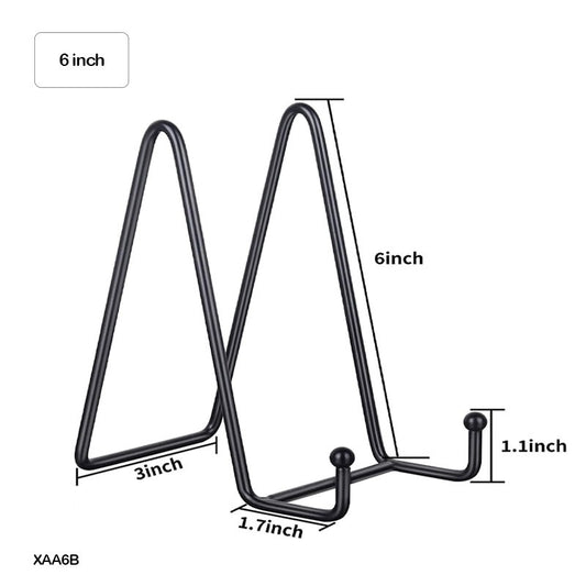 Metal Stand – 6 inch Black MS-20