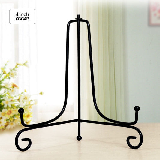 Metal Stand Foldable- 4 inch – 2 pieces- Black – MS-31