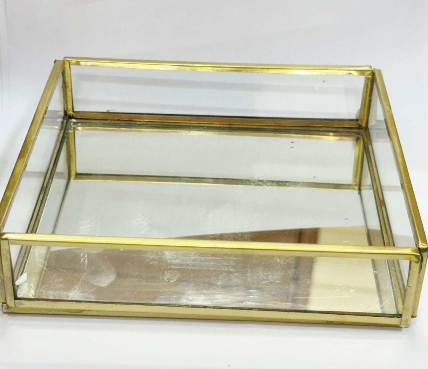 Vintage Glass Tray – 6 x 6 inch