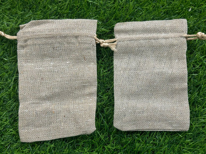 Jute Potli Bag - 4x6 inch  - 10 Pieces